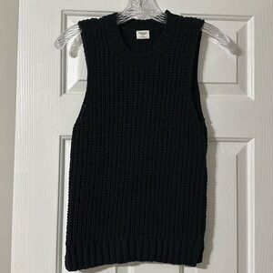 Abercrombie & Fitch Black Knit Tank Top